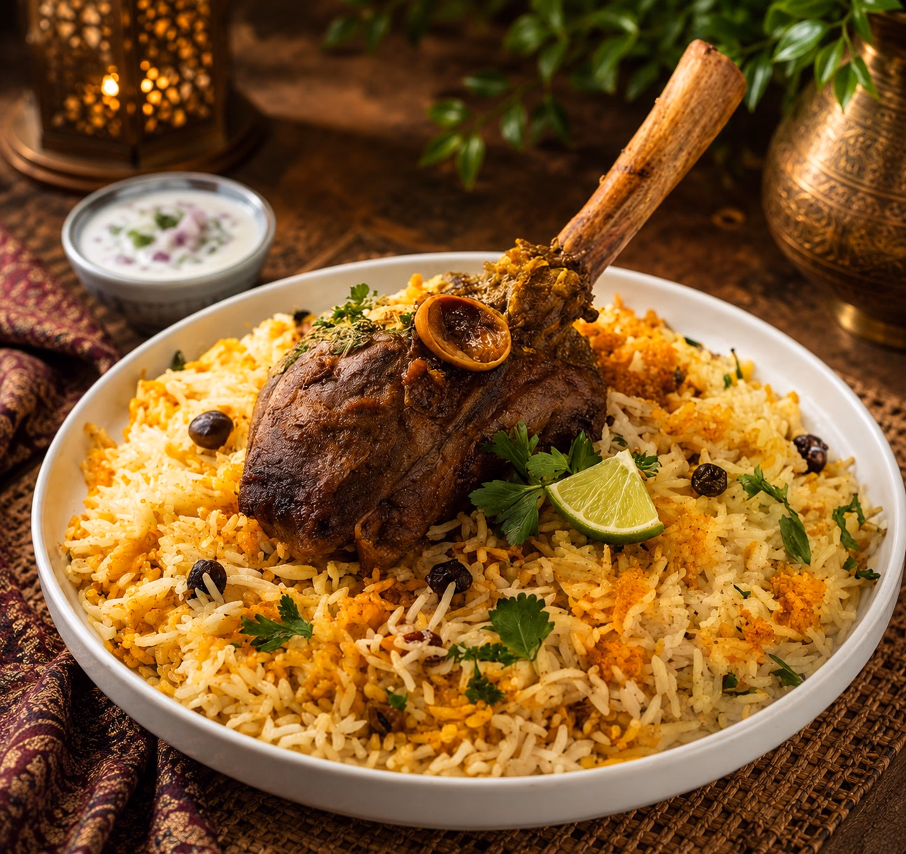 Lamb Shank Biriyani